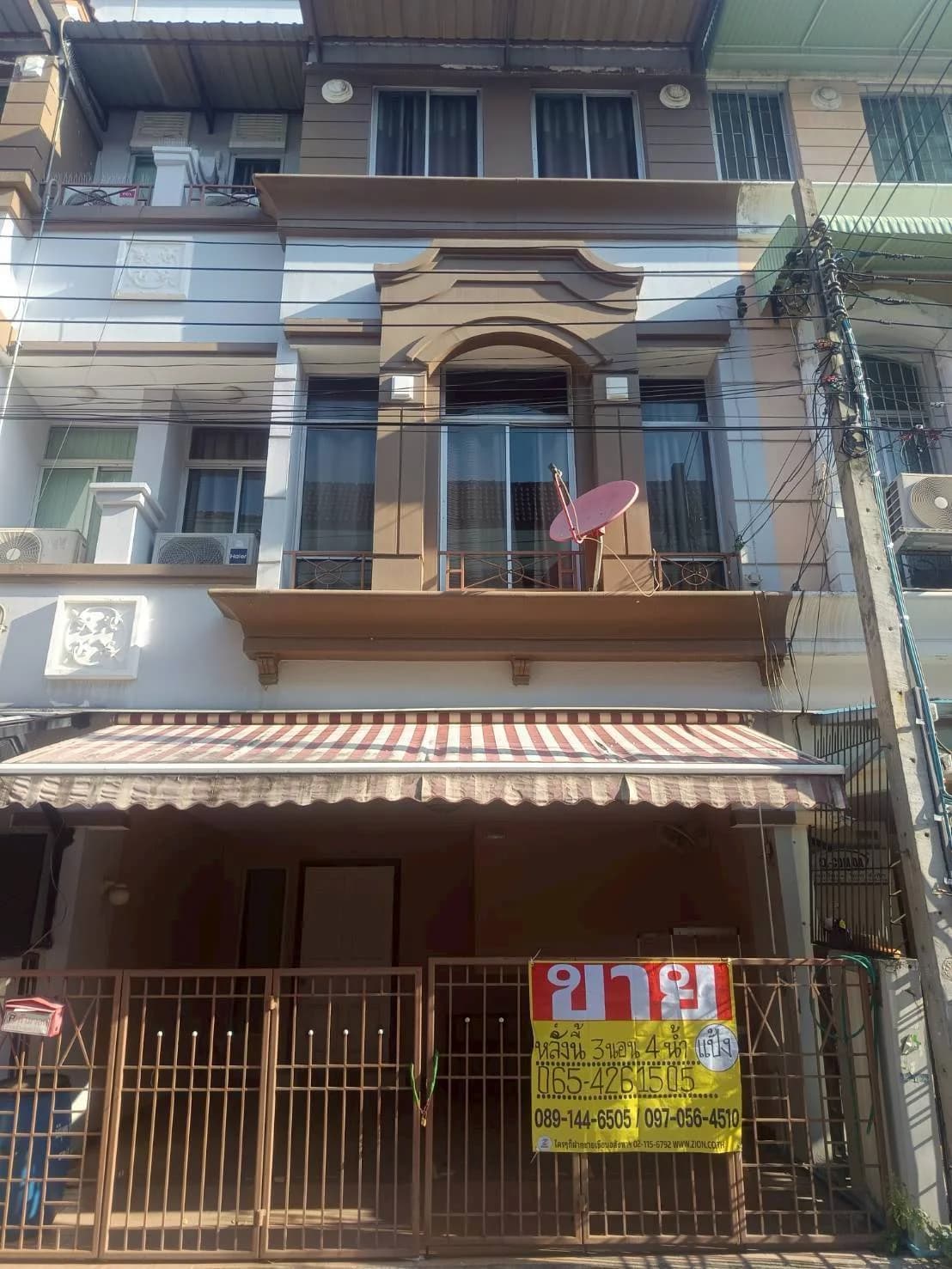 ขายทาวน์โฮม 3ชั้น 20.6 ตารางวา ศรีด่าน24 ใกล้รถไฟฟ้าสายสีเหลือง ZJ187 - image 1