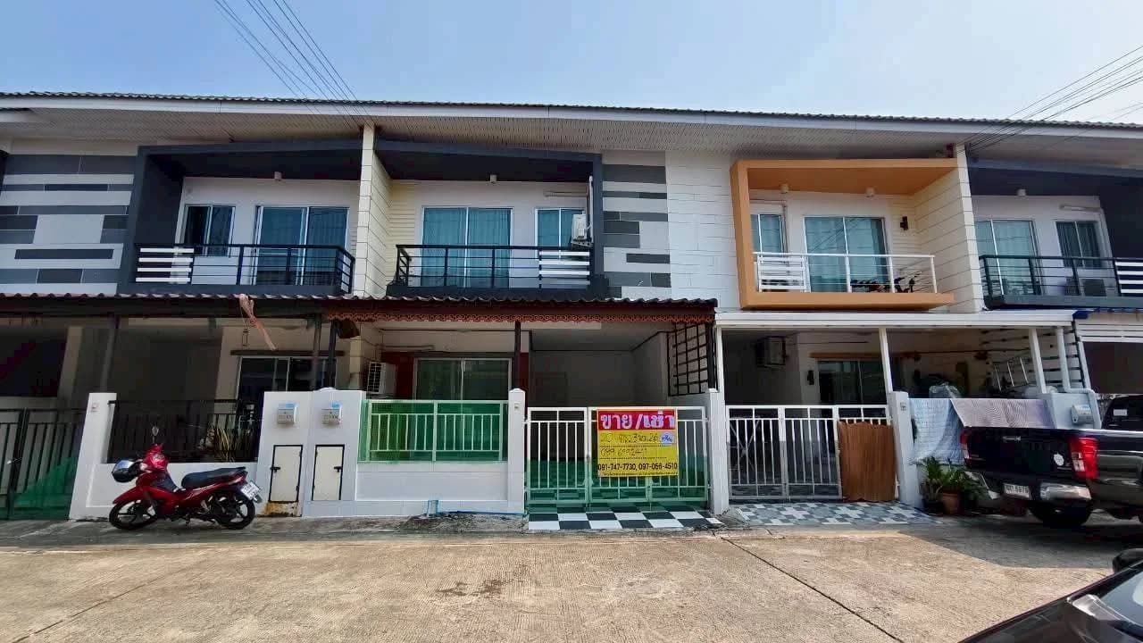 ขายทาวน์โฮมหมู่บ้านบ้านดี 2ชั้น 20.3 ตร.วา หมู่บ้านบ้านดี คลองครุ ท่าทราย เมืองสมุทรสาคร ZW655 - image 1