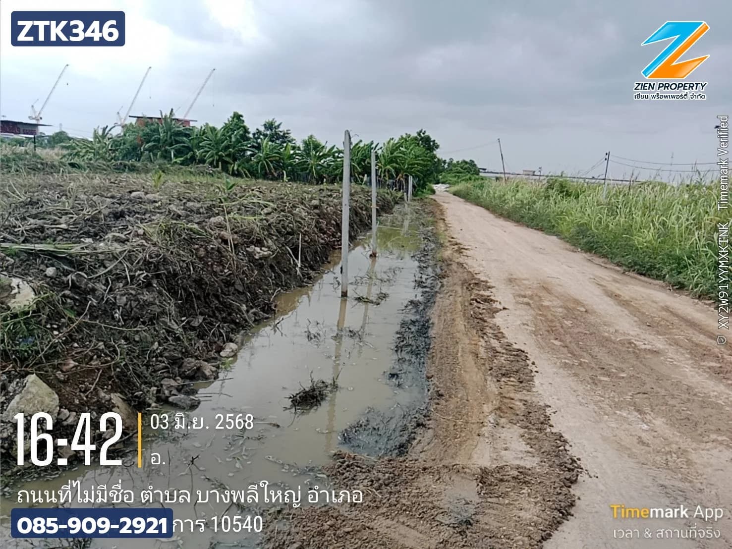 🚨 ขายด่วน! ราคาถูก ที่ดินถมแล้วสูงกว่าถนนขนาด 1 ไร่ 29 ตร.วา ย่านบางแก้ว บางพลี ใกล้เมกาบางนา หน้าแปลงเป็นถนนสาธารณะแล้ว กำลังสร้างถนน หลังแปลงตรงป้าย IKEA - image 3