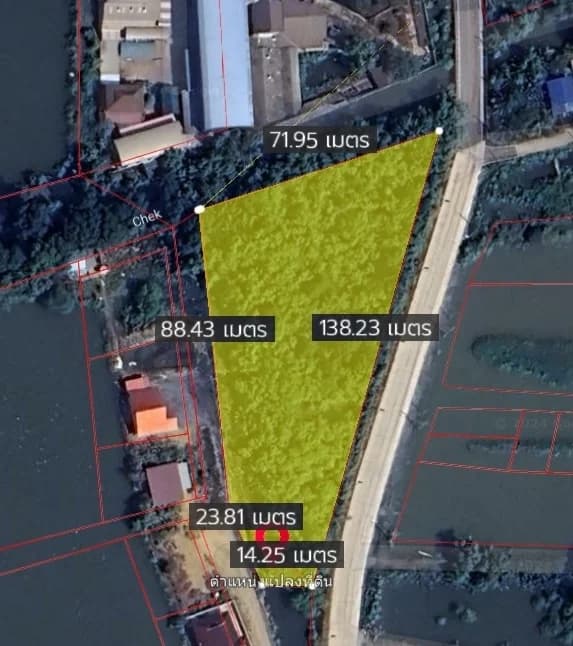ขายที่ดินทำเลสวย ติดถนนคอนกรีต ขนาด 3-0-92 ไร่ ราคา 6.7 ล้าน/ไร่ เหมาะสำหรับทำที่อยู่อาศัย ซื้อเก็บ ต.บ้านคลองสวน อ.พระสมุทรเจดีย์ จ.สมุทรปราการ - image 3