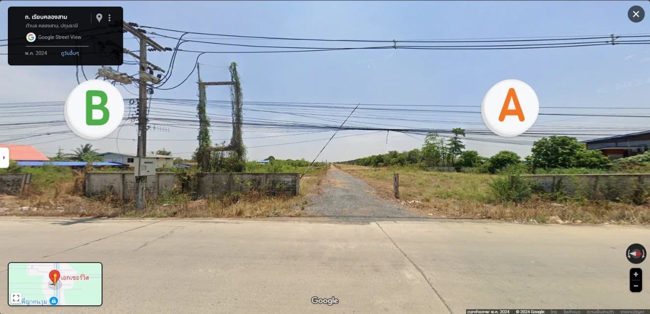 ขายที่ดินสวยมาก ถมแล้ว ติดถนนเรียบคลองสาม ปทุมธานี เหมาะสร้างบ้าน ทำธุรกิจ หรือสร้างโครงการ พัฒนาต่อยอดได้ - image 2