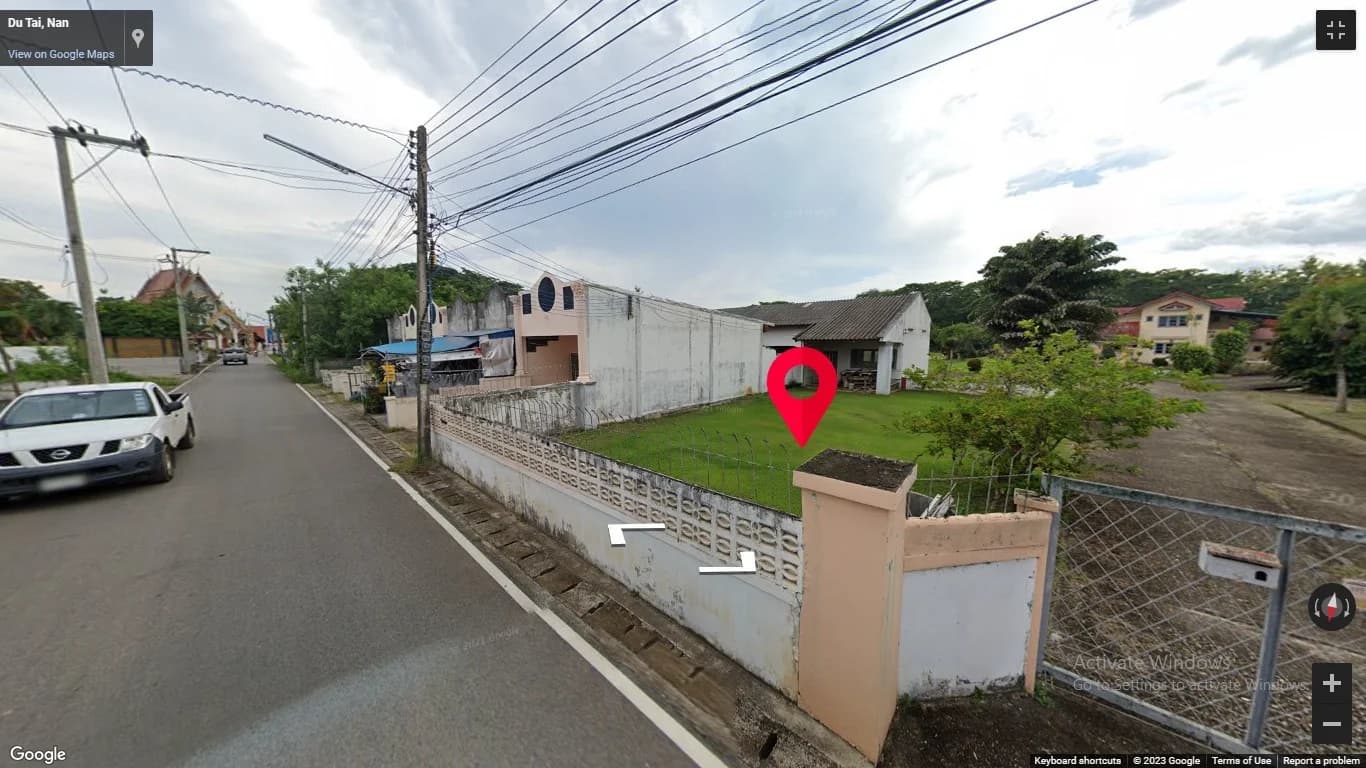 ขายที่ดินพร้อมสิ่งปลูกสร้าง 12 ไร่ หน้าวัดเจดีย์ ดู่ใต้ จ.น่าน ที่สวย ทำเลดี ราคาถูก