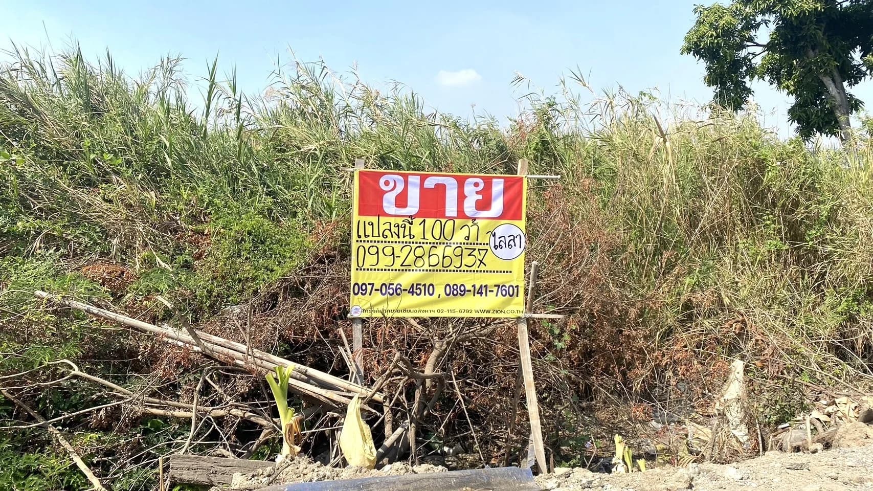 ขายที่ดินหลวงแพ่ง สวย 100 ตารางวา หลวงแพ่งซอย 10 (จิตต์สนธ์) ติดการไฟฟ้าลาดกระบังแขวงทับยาว