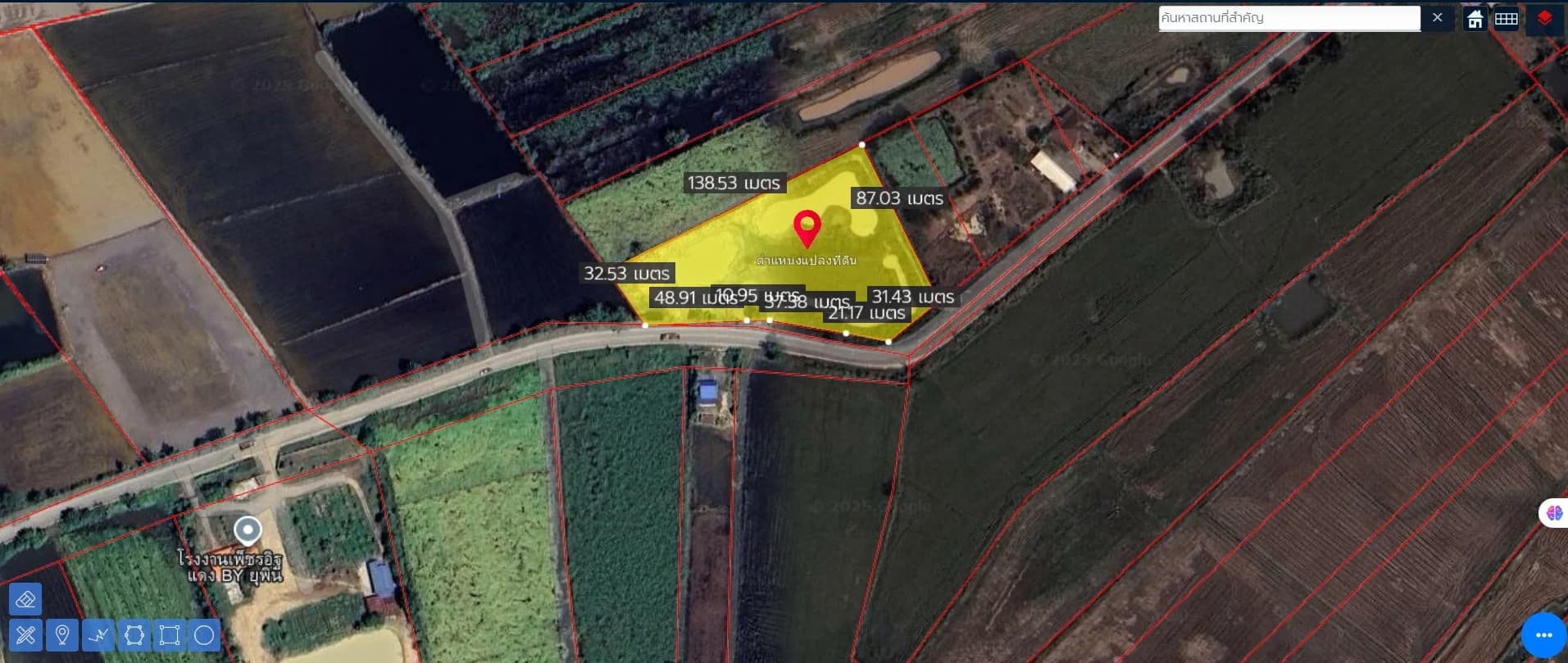 ZNK025 ที่ดินผังเมืองสีชมพู 5-2-24 ไร่ ทำเลทอง ต.บ้านแก่ง อ.เมืองนครสวรรค์